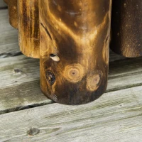 Outsunny Verhoogd bed kruidenbed plantenbak plantenhuis bloembed bloembak vurenhout(m-9)