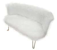 Divanetto Hacil Bianco cm 134X54X77(m-4)