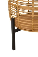 Portavasi Rattan Coppia cm Ø 41X47-33X39(m-4)