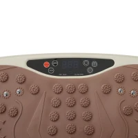 HOMCOM Vibration Plate Machine Fitness Body Shaper Slim Trainer Exercise Workout Home Gym Music Remote Power(m-11)