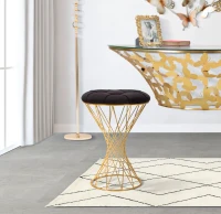 Pouf Tower Nero cm Ø 41X50(m-6)