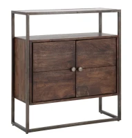 Mobiletto Burn cm 75X30X83 (Legno Di Acacia Nilotica)(m-1)