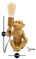 Lampada Da Tavolo Monkey cm 17X14,5X25(m-7)