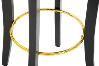 Sgabello Bar Luxy Nero cm 46X48X96(m-7)