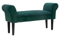 Panchetta Velvet Verde cm 102X31X51(m-1)