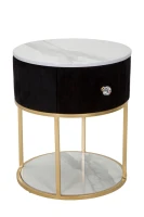 Comodino Montpellier Nero cm Ø 42X48(m-2)
