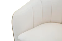 Poltrona Paris Crema/Gold cm 62X58X78(m-5)