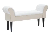 Panchetta Velvet Crema cm 102X31X51(m-1)
