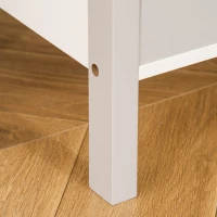 HOMCOM Childrens Toy Kitchen,  Wooden w/Wheels Sink Cooking Bench Drawers(m-8)