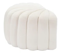 Pouf Shell Crema cm 80X54X42(m-3)
