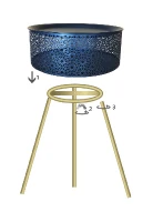 Tavolinetto Blacky cm Ø 35X50(m-7)