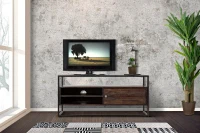 Mobile TV Burn cm 120X40X55 (Legno Di Acacia Nilotica)(m-7)