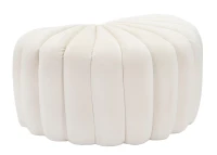 Pouf Shell Crema cm 80X54X42(m-1)