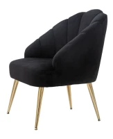 Poltrona Shell Nera cm 65X69X84(m-3)