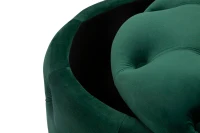 Pouf Contenitore Rich Verde cm Ø 55X42(m-3)