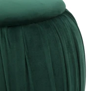 Pouf Contenitore Paris Verde cm Ø 41X41(m-5)