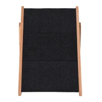 PawHut Dog Steps Pet Stairs 2 In 1 Convertible Dog Ramp Portable Foldable 3 Steps Cat Ladder for Bed Couch Car 60 x 47 x 50 cm(m-14)