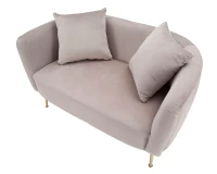 Divanetto Bucarest Grigio cm 127X74X73(m-5)