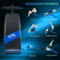 HOMCOM Sit Up Bench, Decline Abdominal Ab Crunch Home Fitness Indoor Exercise Workout Machine(m-4)