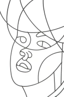 Pannello In Ferro Woman Simply Coppia cm 60X1X80(m-4)