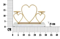 Portacandele Hearts cm cm 30X9X20(m-7)