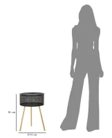 Tavolinetto Blacky cm Ø 35X50(m-6)