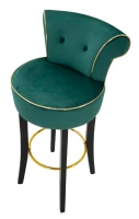 Sgabello Bar Luxy Verde cm 46X48X96(m-4)