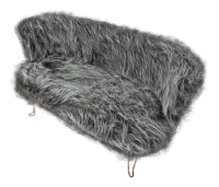 Divanetto Hacil Grigio cm 134X54X77(m-4)