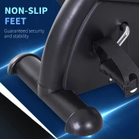 HOMCOM Under Desk Bike Mini Exercise Bike Fitness W/LCD Display, 9Wx 40Dx 31Hcm-Black(m-6)