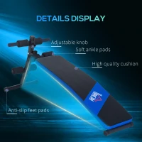 HOMCOM Sit Up Bench, Decline Abdominal Ab Crunch Home Fitness Indoor Exercise Workout Machine(m-6)