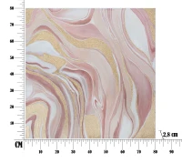 Dipinto Su Tela Pinkly cm 80X2,8X80(m-6)