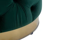 Pouf Contenitore Rich Verde cm Ø 55X42(m-6)