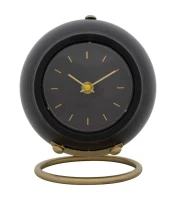 Orologio Da Tavolo Ball Nero cm 16X13X19(m-1)