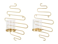 Portacandele Da Muro Alid Coppia cm 33X10X34(m-3)