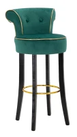 Sgabello Bar Luxy Verde cm 46X48X96(m-1)