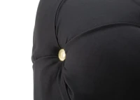 Pouf Diamond Glam Nero cm Ø 45X40(m-7)