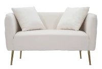 Divanetto Bucarest Crema cm 127X74X73(m-2)