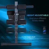 HOMCOM Sit Up Bench, Decline Abdominal Ab Crunch Home Fitness Indoor Exercise Workout Machine(m-5)