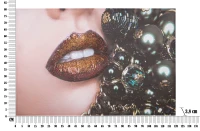 Stampa Su Tela Beautiful Lips cm 80X3,8X120(m-6)