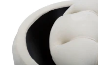 Pouf Contenitore Rich Crema cm Ø 55X42(m-5)