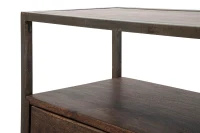 Mobiletto Burn cm 75X30X83 (Legno Di Acacia Nilotica)(m-6)