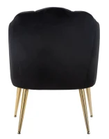 Poltrona Shell Nera cm 65X69X84(m-4)