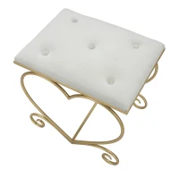 Sgabello Heart Crema cm 50X37,5X51,5(m-4)