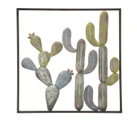 Pannello In Ferro Cactus-Frame -C- cm 50X1,3X50(m-1)