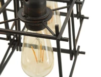 Lampadario Indust Stick 6 Luci cm 16X16X16 (Singolo)(m-4)