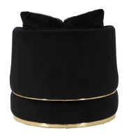 Poltrona Paris Space Nero/Gold cm Ø 84X72(m-4)