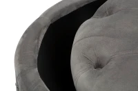 Pouf Contenitore Rich Grigio cm Ø 55X42(m-5)