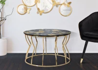 Tavolo Da Caffe' Leaf Top cm Ø 70X43,5(m-4)