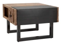 Tavolo Da Caffe' Quadrato Mumbai cm 60X60X43 (Legno Di Acacia Nilotica)(m-3)