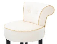 Sgabello Bar Luxy Crema cm 46X48X96(m-5)